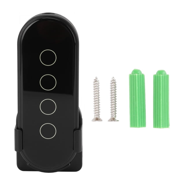 Botón inteligente inalámbrico Wifi para ZigBee para TUYA, 4 botones, control remoto de 3 vías para el hogar, color negro