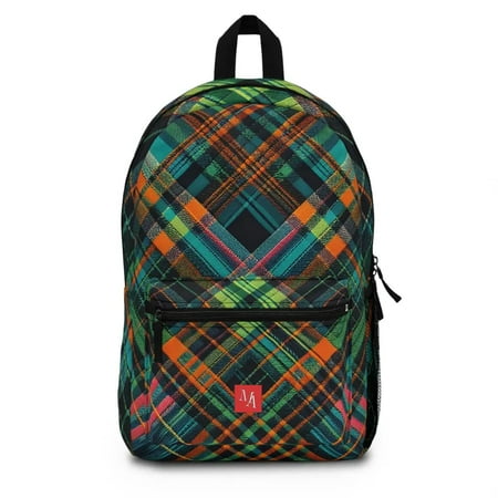 Woven Intersection of Hues - Backpack