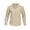 1 Khaki, variant on Linen Shirts Men Long Sleeve V Neck Shacket Smart Button Up Shirt Jackets Plain Colour Designer Overshirt Classic Fit Lightweight Casual Shirt Mens Summer Jacket Lounge Wear