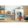 thumbnail image 2 of Ahgly Company Tapis Rond Lavable en Machine Intérieur Transitionnel Brun Or, 5 Pieds Rond, 2 of 7