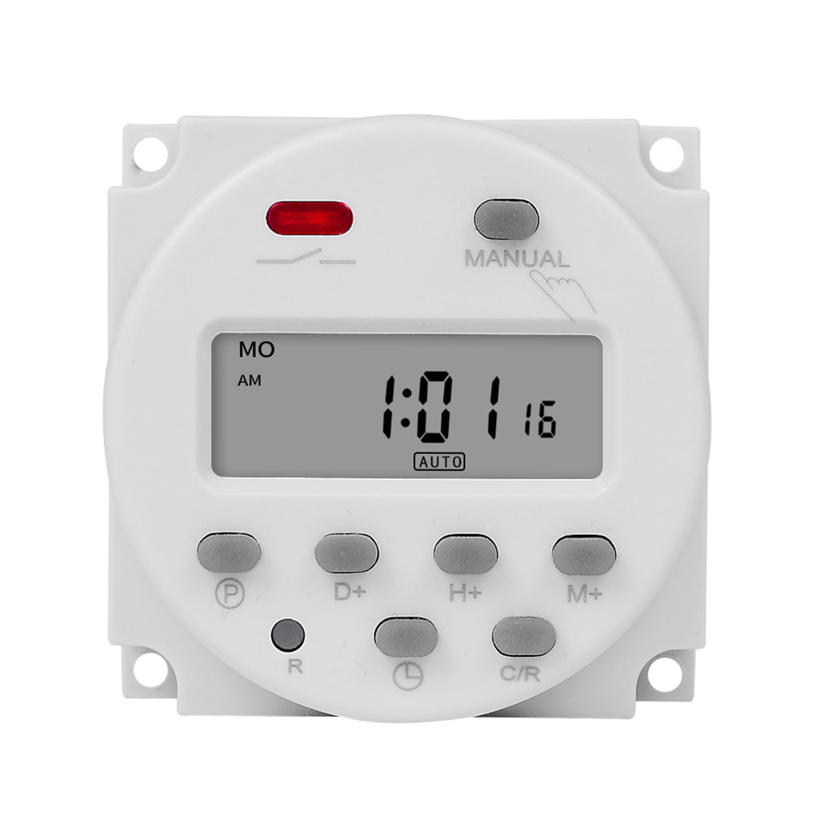 AC 220V-250V 16A LCD Digital Programmable Control Power Timer Switch Time Relay 