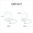 thumbnail image 2 of CRT-61W-MB Dainolite Crescent - One Light Wall Sconce-Matte Black Finish, 2 of 3