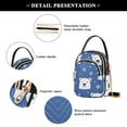 thumbnail image 4 of FORMRS Crossbody Bag for Women Quilted Travel Shoulder Cell Phone Purse with Chain Strap Handbag, White Polar Bear, 4 of 7