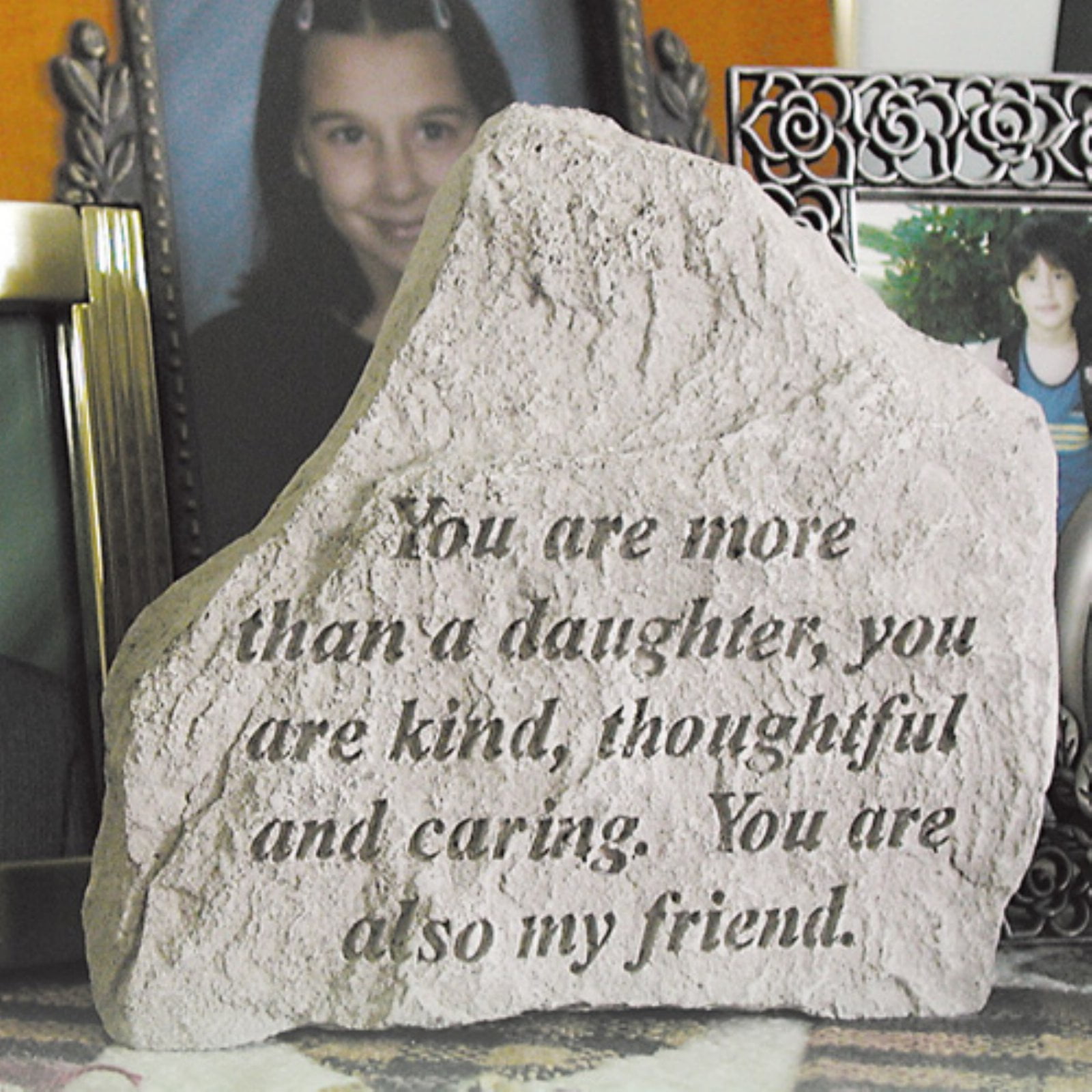 You Are More Than A Daughter Garden Accent Stone by Kay Berry