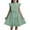 Green1541, variant on MEZZALL Girls Dresses Ruffle Sleeves Summer Ruffle Neck Chiffon Dress Plain Children Elegant A-Line Party Dress Kids Festive Dress With Belt 5 13 Years Trendy Toddler Baby Wear 160