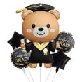 thumbnail image 1 of 1pcs Cute INS Graduation Bear Aluminum Film Balloon, Graduation Party Balloon Perfect For School Events And Campus Decoration, 1 of 5