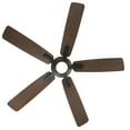 thumbnail image 4 of Mykonos 5 60" Oil Rubbed Bronze/Dark Walnut Dimmable LED Smart Ceiling Fan with Remote Control, 4 of 11