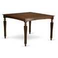 thumbnail image 3 of East West Furniture Chelsea 9-piece Wood Dining Set with Stools in Mahogany, 3 of 4