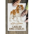 thumbnail image 3 of Cavalier King Charles, Life is Better, White Background (19x27 inches, Premium 500 Piece Jigsaw Puzzle for Adults and Family, Made in USA), 3 of 4