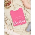 thumbnail image 3 of Be Kind Nice Good Badge Shaped T-Shirt Women -Image by Shutterstock, Female XX-Large, 3 of 4