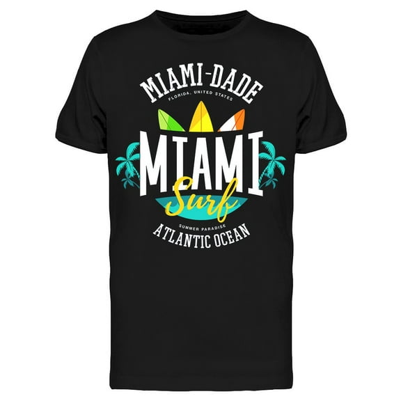 Miami Surf: Design T-Shirt Men -Image by Shutterstock, Male XX-Large