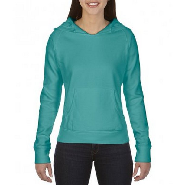 Comfort Colors - Sudadera con capucha para mujer (Bruma marina)