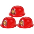 thumbnail image 1 of FELTECHELECTR 3 piezas de sombrero de bombero de plástico, casco de fiesta de bombero, recuerdo de fiesta de bombero, juguete de juego de simulación para niños, 1 of 6