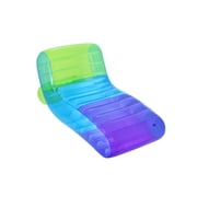Angle View: Play Day Multicolor Gradient Chaise Lounge Pool Float, Adult Unisex