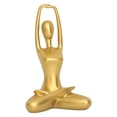 thumbnail image 2 of Estatua de yoga, figura decorativa para el hogar, oficina, estantería coleccionable moderna. Postura de estiramiento, 2 of 9
