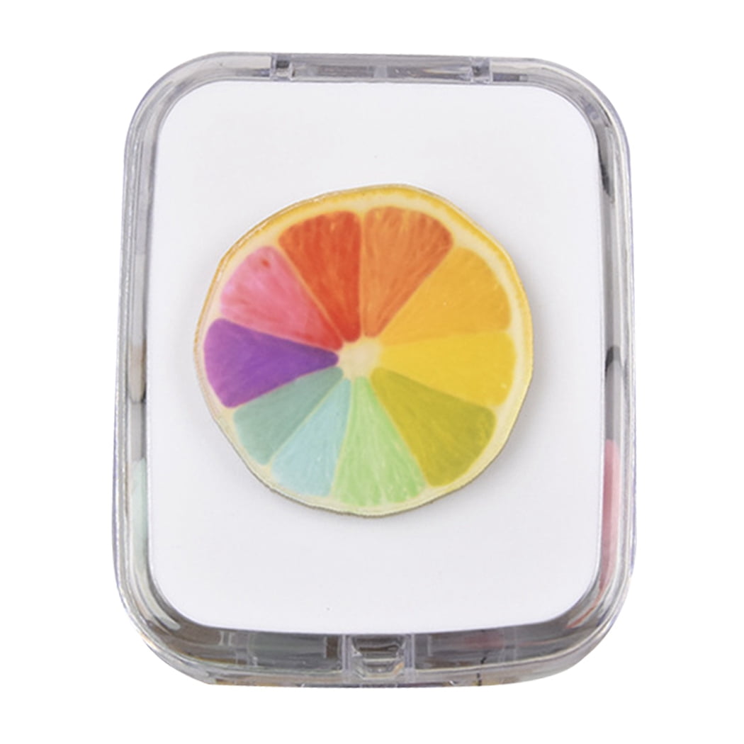 Coxeer Contact Lens Case Kit Portable Fruit Design Contact Lens Holder