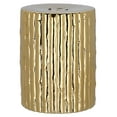 thumbnail image 2 of Safavieh Bamboo Texture Indoor/Outdoor Garden Patio Stool, Gold, 2 of 4