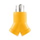 thumbnail image 1 of Adaptador de generador Camco PowerGrip 30M/2 x 15F de 4 clavijas, 1 of 7