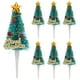 thumbnail image 1 of EeaseMX 10 adornos para tartas con forma de árbol de Navidad, palillos para tartas de cumpleaños, suministros de decoración de alimentos, 1 of 7