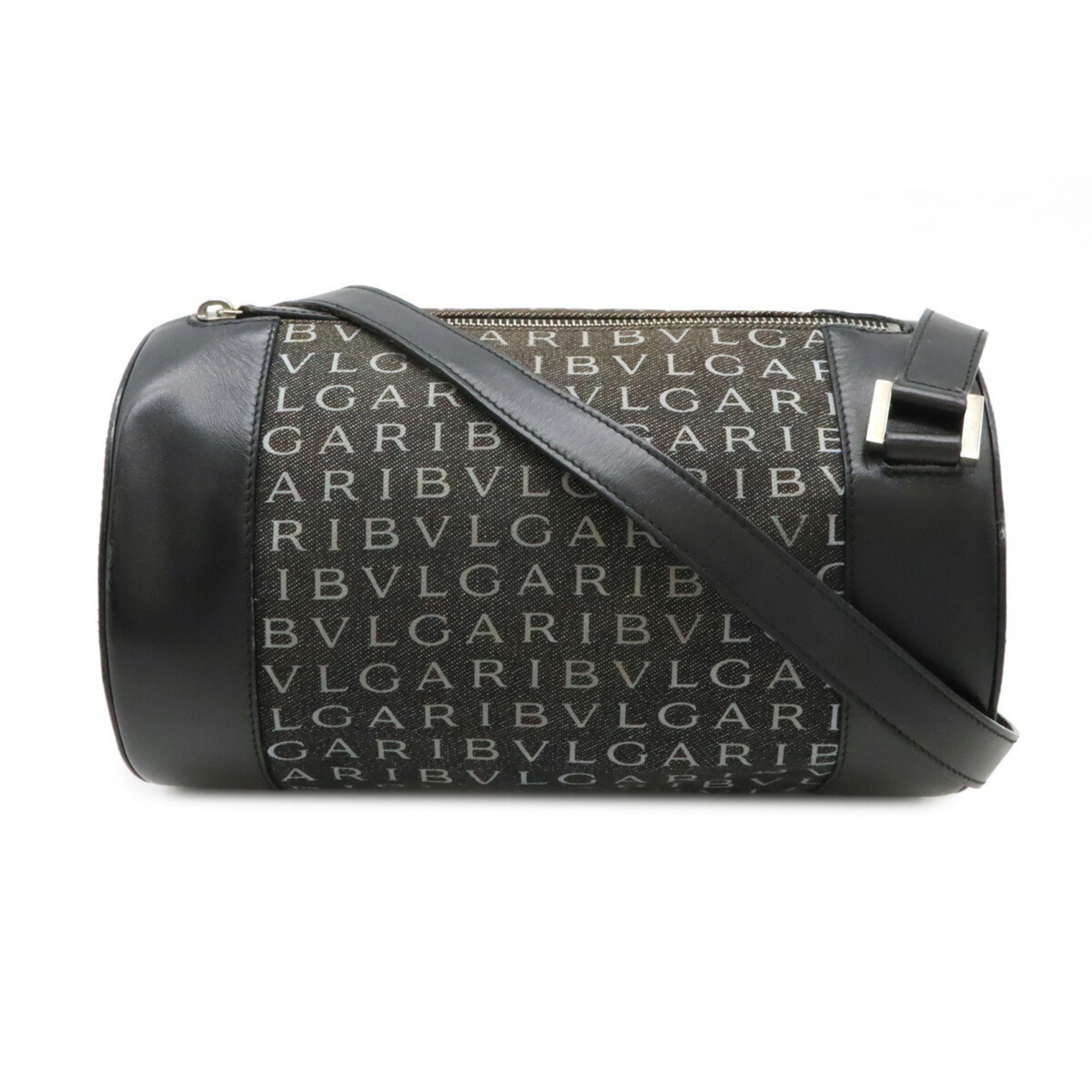 Pre-Owned BVLGARI B-ZERO1 B-Zero One Mania Bag Handbag Drum Denim ...