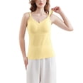 thumbnail image 5 of Jamicy Maternity Tank Tops with Built In Bra for Breastfeeding Adjustable Straps V Neck Comfortable Breathable Camisoles Cami Tanks, 5 of 9