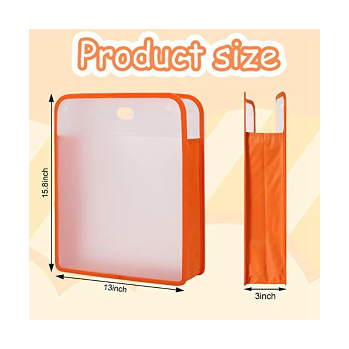 4Pcs 15.8 x 13 x 3 Inches Scrapbook Paper Storage Organizer Box, Expandable Paper Folio12 x 12 Sheets,for Cardstock