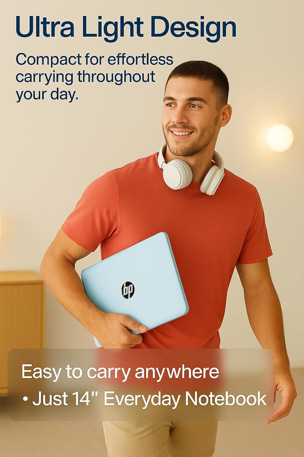 HP 14" Flagship Everyday Laptop Computer, 32G RAM, 128G UFS, 256G SD Card, Intel Quad-Core, Windows 11 Pro, AI-Powered, 1-Y Office 365, For Student & Business