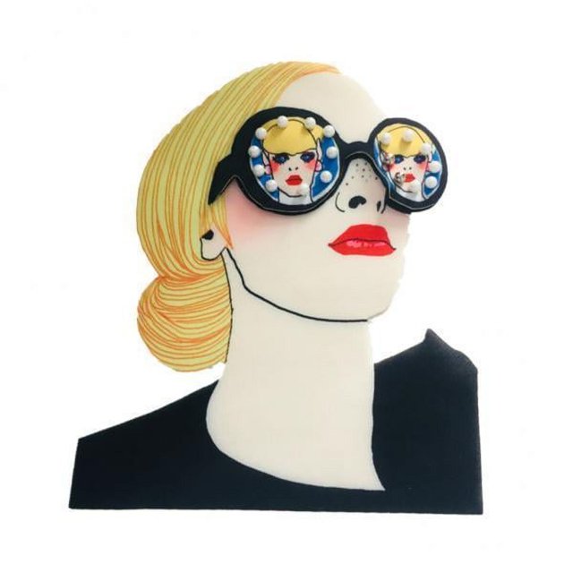 2 Parches de Tela con Diseño 3D de Niña, Adhesivos para Coser para Decoración de Ropa Y Chaqueta 4 piezas