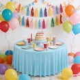 thumbnail image 1 of EGNMCR Home Decor, Room Decor, Wall Decor Round Tablecloth Glitter Wedding Glitter For Wedding Parties 47x47 Inches In A Variety Of Colors Nylon tablecloth, 1 of 6