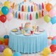 thumbnail image 1 of Round Tablecloth Glitter Wedding Glitter For Wedding Parties 47x47 Inches In A Variety Of Colors, 1 of 6