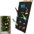 thumbnail image 3 of Bolsa para plantar en jardín colgante Vertical, bolsa para plantar montada en la pared, flores, verduras, decoración de pared para patio, 3 of 7