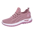 thumbnail image 2 of Womens Slip On Walking Shoes Non Slip Casual Running Shoes Lightweight Mesh Fashion Sneakers Tennis Athletic Gym Workout Sports Shoe (Light pink, 36), 2 of 3