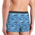 thumbnail image 3 of KLL Blue Fish Men's Cotton Boxer Briefs Underwear-Large, 3 of 8