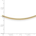 thumbnail image 4 of Auriga 14K Yellow Gold 1.4 mm Round Omega Necklace for Women 16", 4 of 6