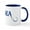 White/Navy Inside, variant on CafePress - CHELSEA Mug - 11 oz Ceramic Mug - Novelty Coffee Tea Cup