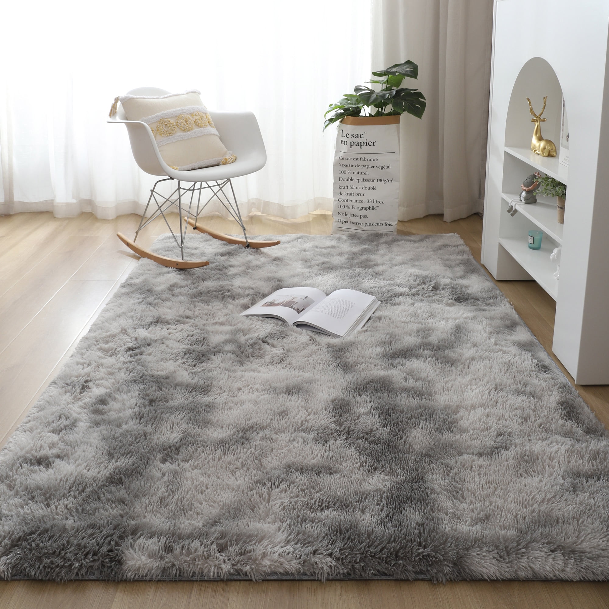 Luxury Super Soft Rug Pastel Pink Softness Shaggy Rugs Microfibre ALL SIZES 