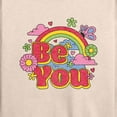 thumbnail image 3 of Instant Message - Be You - Women's Lightweight French Terry Long Sleeve Shirt, 3 of 6