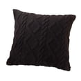 thumbnail image 3 of Funda de almohada 43x43cm Multiusos Cuadrada Cómoda Ropa de cama Elegante Negro, 3 of 9