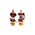 thumbnail image 3 of Disney Santa Mickey and Minnie Mouse Bell Ornament Set, 3 of 3