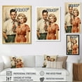 thumbnail image 4 of Designart "Stylish 1950S Confident Portrait" Fashion Floater Framed Canvas Print, 4 of 7
