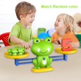 thumbnail image 6 of Homeschool Kindergarten Frog Scale Cards Balance Board Game, Cool Math Game, Preschoolers Frog Balance Counting Toys for Boys & Girls Educational Number Toy Fun Childrens Gift Learning Age 3, 6 of 7