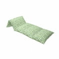 thumbnail image 4 of Pineapple Floor Pillow Lounger Cover, Ombre Watercolor Scattered Pineapples in Different Directions on Plain Pattern, Nap Mat Printed Fabric Case for 5 Pillows, 88" x 27", Green White, by Ambesonne, 4 of 5