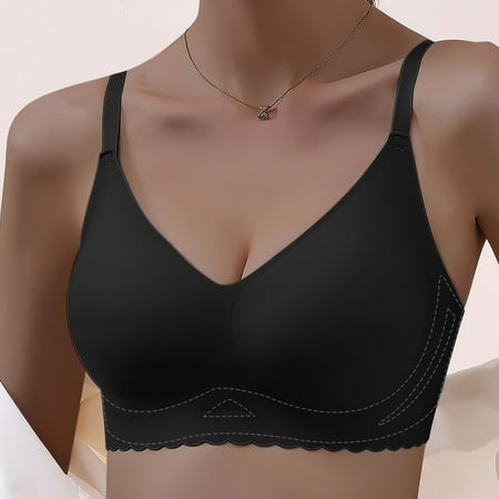 Wlylongift Women s Bra Plus Size Unlined Underwire Balconette Plunge Bras