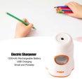 thumbnail image 4 of Electric Pencil Sharpener, Full Automatic Adjustable Pencil Tip Thickness Pencil Sharpener 1200mAh USB Charging High Speed Portable Electric Sharpener For  School, 4 of 8