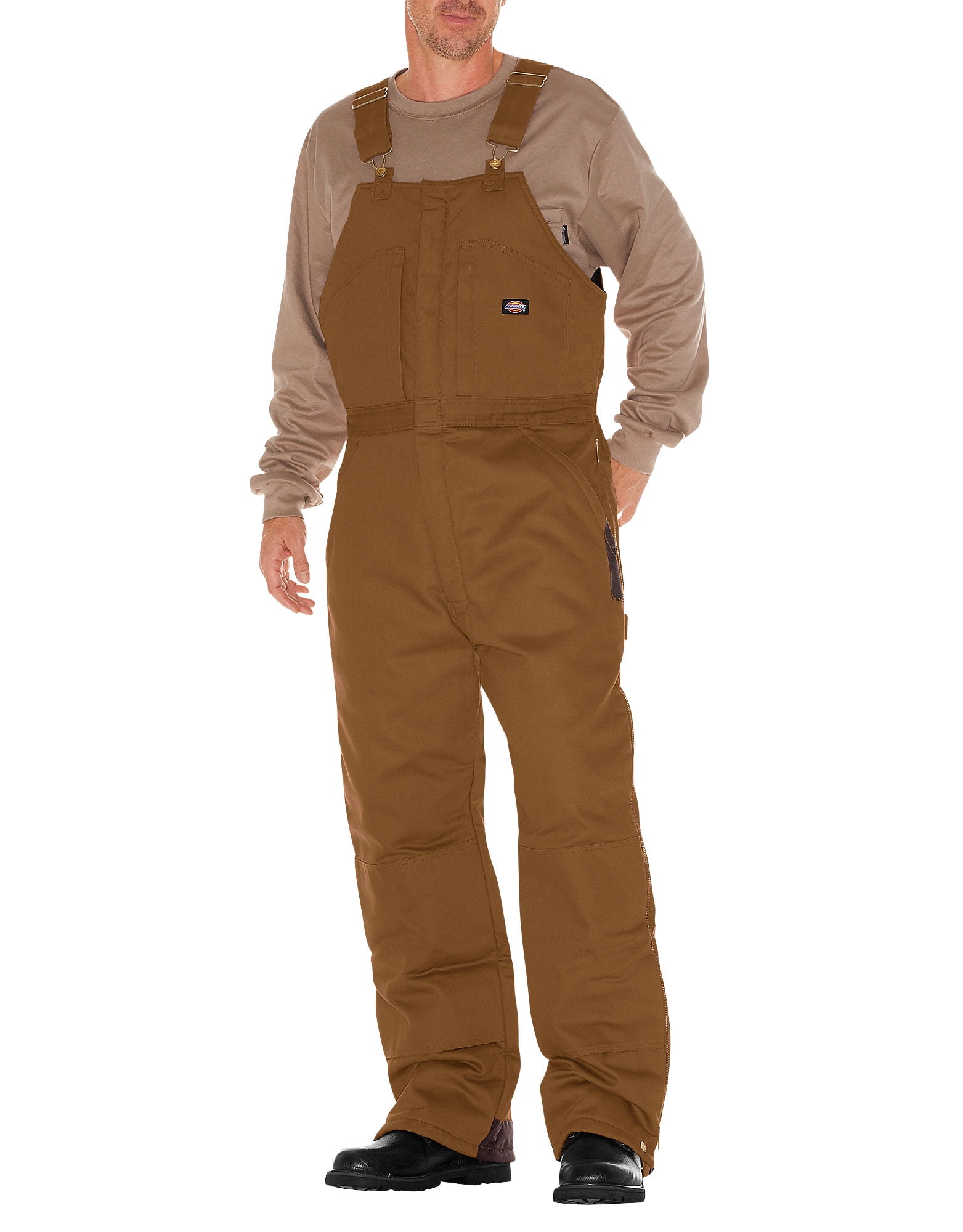 Dickies Mens Duck Insulated Bib Overalls, S Regular, Brown Duck Walmart Canada
