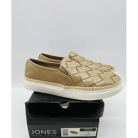 Jones New York Women's Siana Woven Slip-On Sneaker Natural US 7M