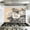 Color 3, variant on Kitchen Backsplash Peel and Stick Wall Murals Romantic Nostalgic Flower Soft Metallic Removable Mural 35.4"W x 23.6"H, Oil Proof Vinyl Wallpaper for Fireplace & Behind Stove