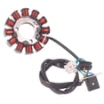 thumbnail image 1 of Estator completo para motocicleta Gixxer 155 Kinlley plateado, 1 of 4