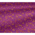 thumbnail image 4 of oneOone Cotton Jersey Purple Fabric Batik Fabric For Sewing Printed Craft Fabric By The Yard 58 Inch Wide, 4 of 4