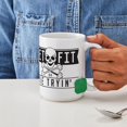 thumbnail image 4 of CafePress - Get Fit Or Die Trying Large Mug - 15 oz Ceramic Large White Novelty Mug, 4 of 6